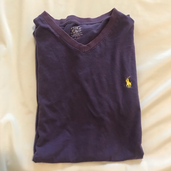 Purple Ralph Lauren Purple V-Neck - Picture 1 of 4